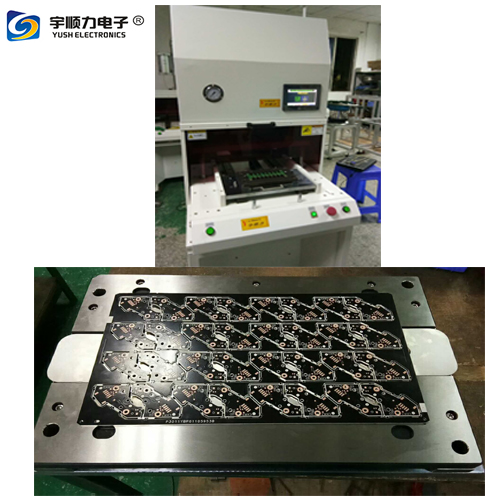 Max pcb depaneling length 330mm Pcb depanel machine with two linear blades