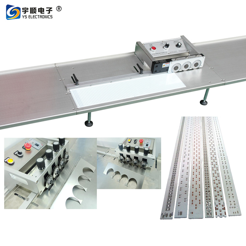 LED PCB V Cutter ,LED pcb strips with adhesive tape on the back pcb cutting machine- YSVC-3S