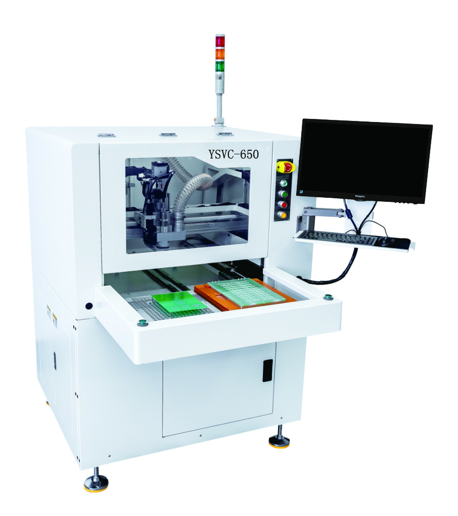 Guillotine Type PCB Separator Machine with Part Count Capacity