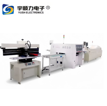 High Speed Energy Saving SMT Production Line Semi Auto electronic assembly line